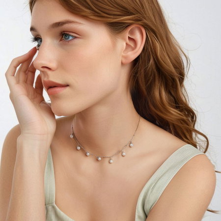 Colier argint cu perle [1]