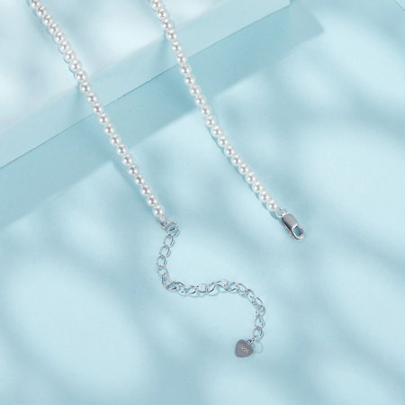 Colier argint cu perle australiene (imitatii) [6]