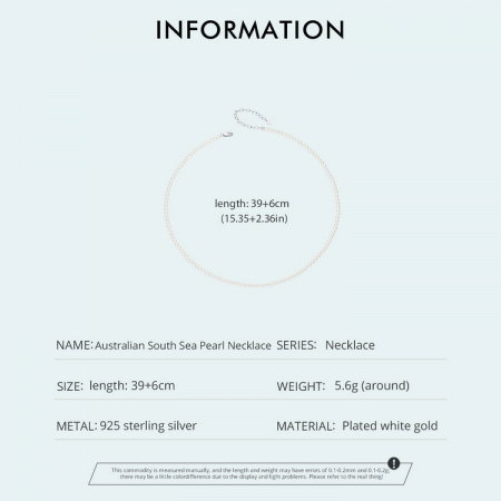 Colier argint cu perle australiene (imitatii) [7]