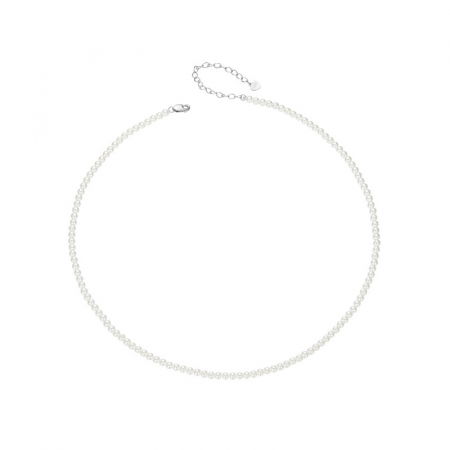 Colier argint cu perle australiene (imitatii)