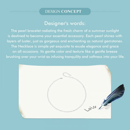 Colier argint cu perle australiene (imitatii) [10]