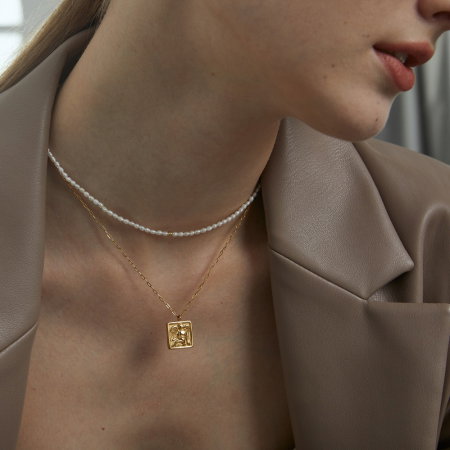 Colier argint cu perle natuale [1]