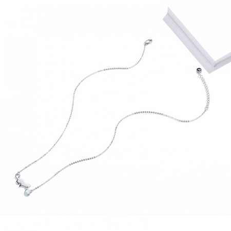 Colier argint cu pisicuta si ghem de opal [3]