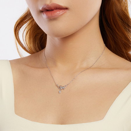 Colier argint cu pisicute si piatra lunii [1]