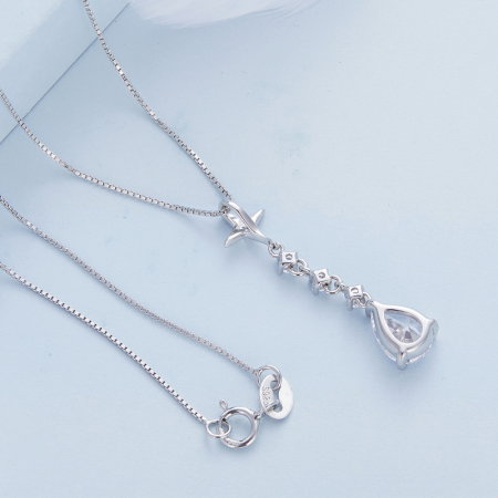 Colier argint cu steluta si zirconiu [3]