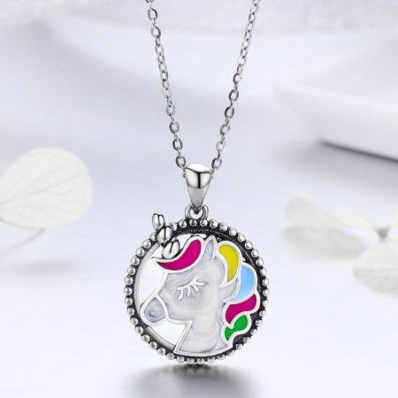 Colier argint cu Unicorn [1]