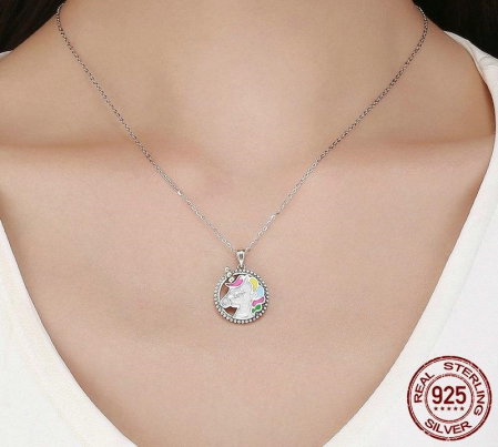 Colier argint cu Unicorn [6]