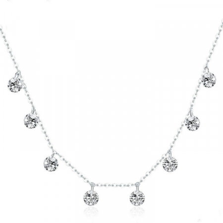 Colier argint cu zirconii [6]