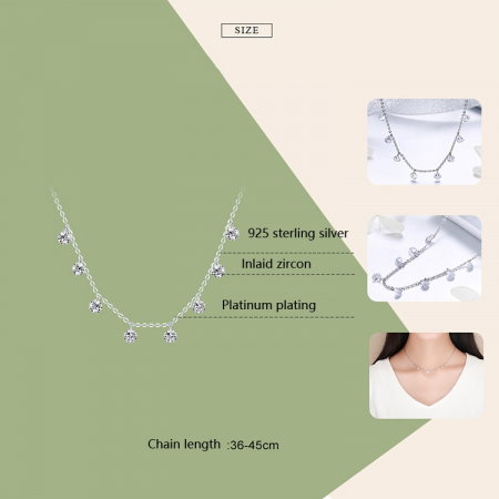 Colier argint cu zirconii [4]