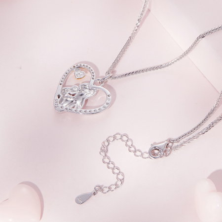 Colier argint dragoste de mama si copil [6]