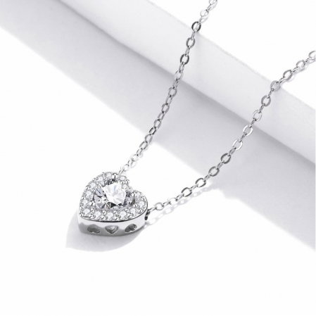 Colier argint dragoste stralucitoare [3]