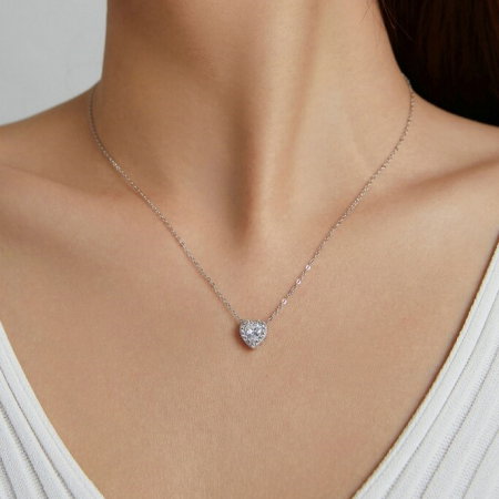 Colier argint dragoste stralucitoare [4]