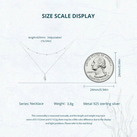 Colier argint dublu cu melc de mare [9]