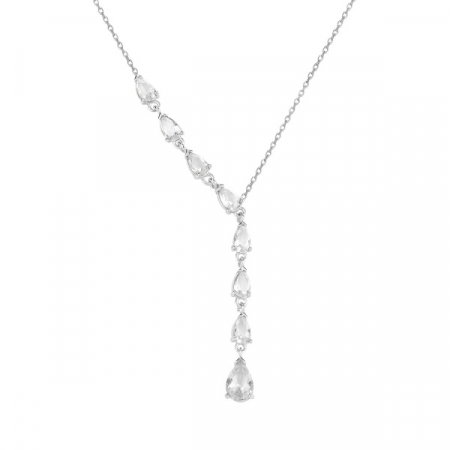 Colier argint elegant cu zirconii [0]