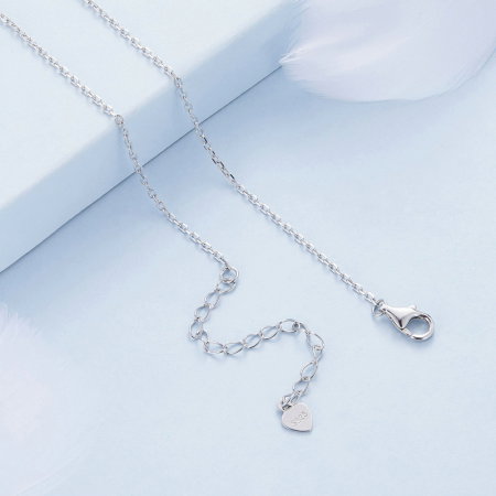 Colier argint fluture si semiluna [6]