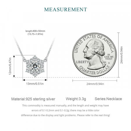 Colier argint fulg de nea [10]