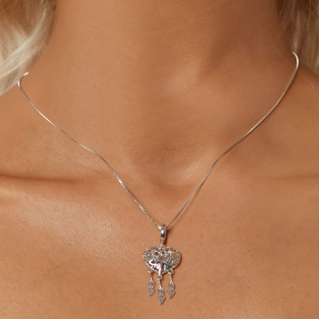 Colier argint inima [3]