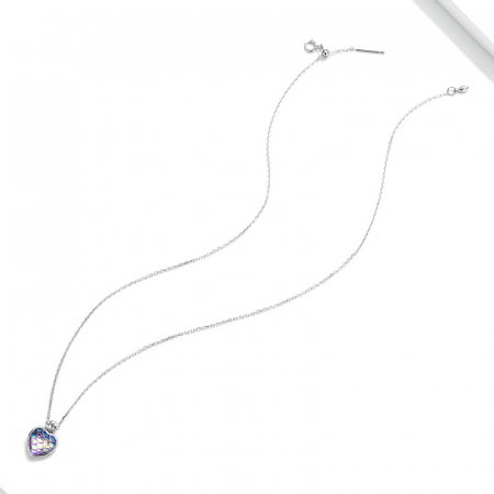 Colier argint inima cu solzi [3]