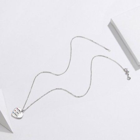 Colier argint inima si motivatii [2]