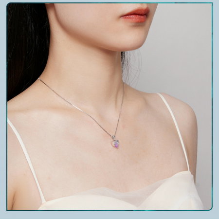 Colier argint inimioara [13]