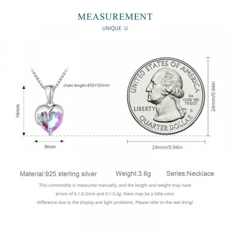 Colier argint inimioara [12]