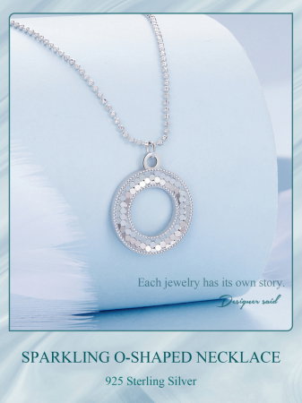 Colier argint disco [18]