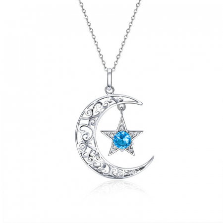 Colier argint Luna si Luceafarul [0]