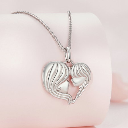 Colier argint mama si fiica [2]