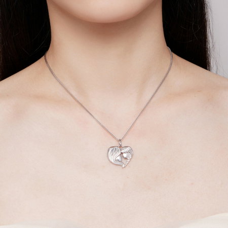 Colier argint mama si fiica [3]