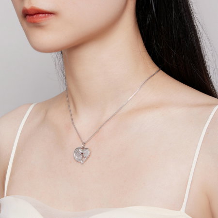 Colier argint mama si fiica [5]