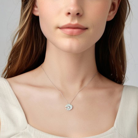 Colier argint margareta [3]