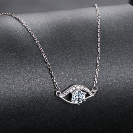 Colier argint ochi protector cu Zirconia [2]