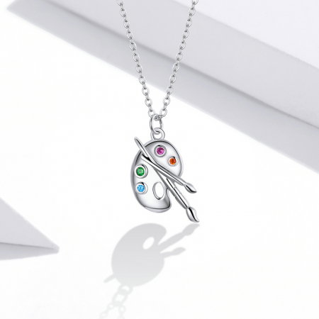 Colier argint paleta de culori [8]