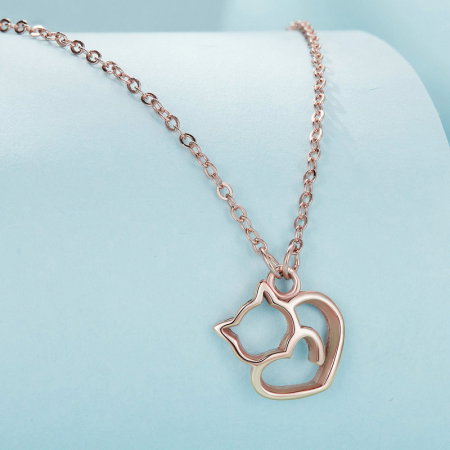 Colier argint pisica draguta [2]