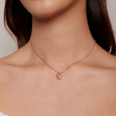 Colier argint pisica draguta [1]