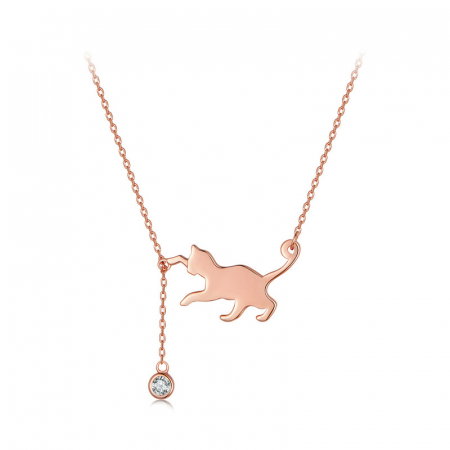 Colier argint pisicuta obraznica [7]