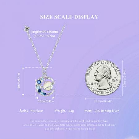 Colier argint planeta fantastica [14]