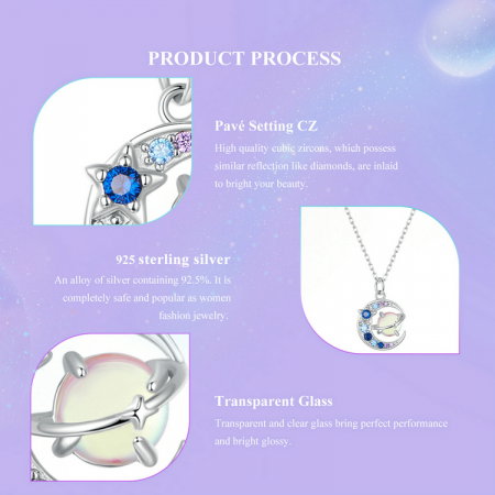 Colier argint planeta fantastica [15]