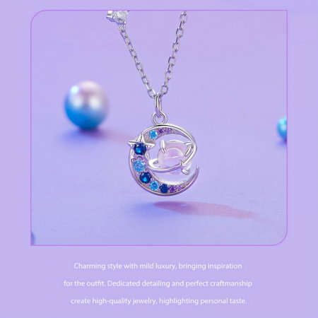 Colier argint planeta fantastica [18]