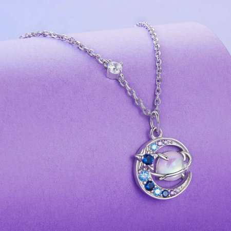 Colier argint planeta fantastica [2]