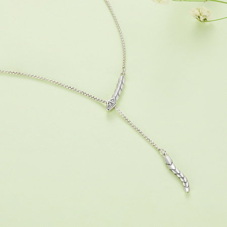 Colier argint sarpe cu zirconii [2]