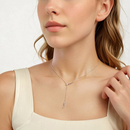 Colier argint sarpe cu zirconii [5]