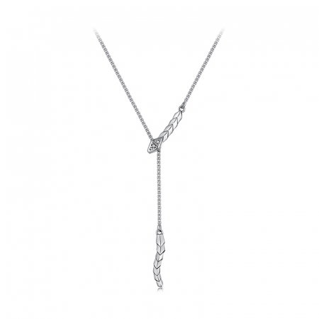 Colier argint sarpe cu zirconii