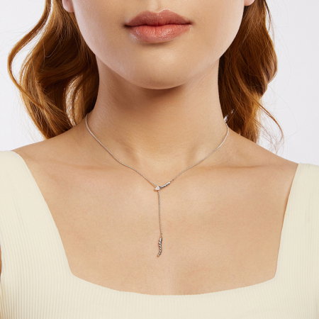 Colier argint sarpe cu zirconii [8]