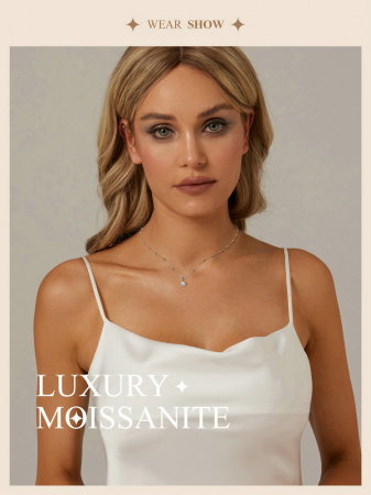 Colier argint stea cu Moissanit [12]