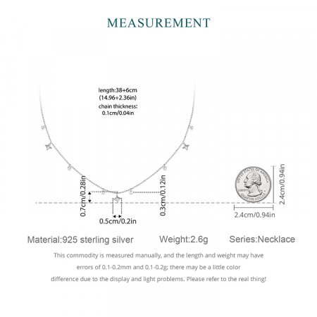 Colier argint stelute si zirconii [11]