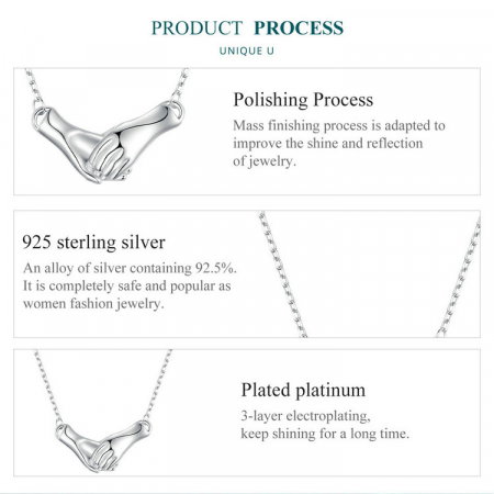 Colier argint tinere de mana cu infinit [9]