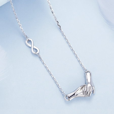 Colier argint tinere de mana cu infinit [2]