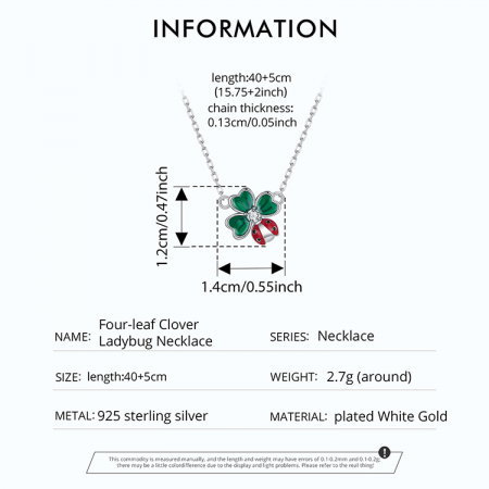 Colier argint trifoi cu 4 foi si gargarita [10]