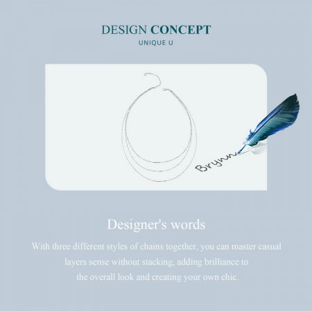 Colier argint triplu [9]